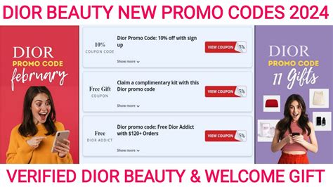 dior code promo|dior promo codes 2024 uk.